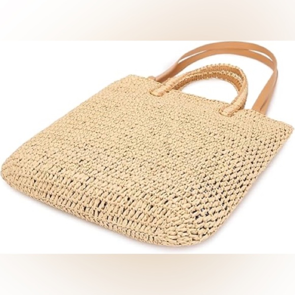 Lam Gallery Straw Beach Tote Bag